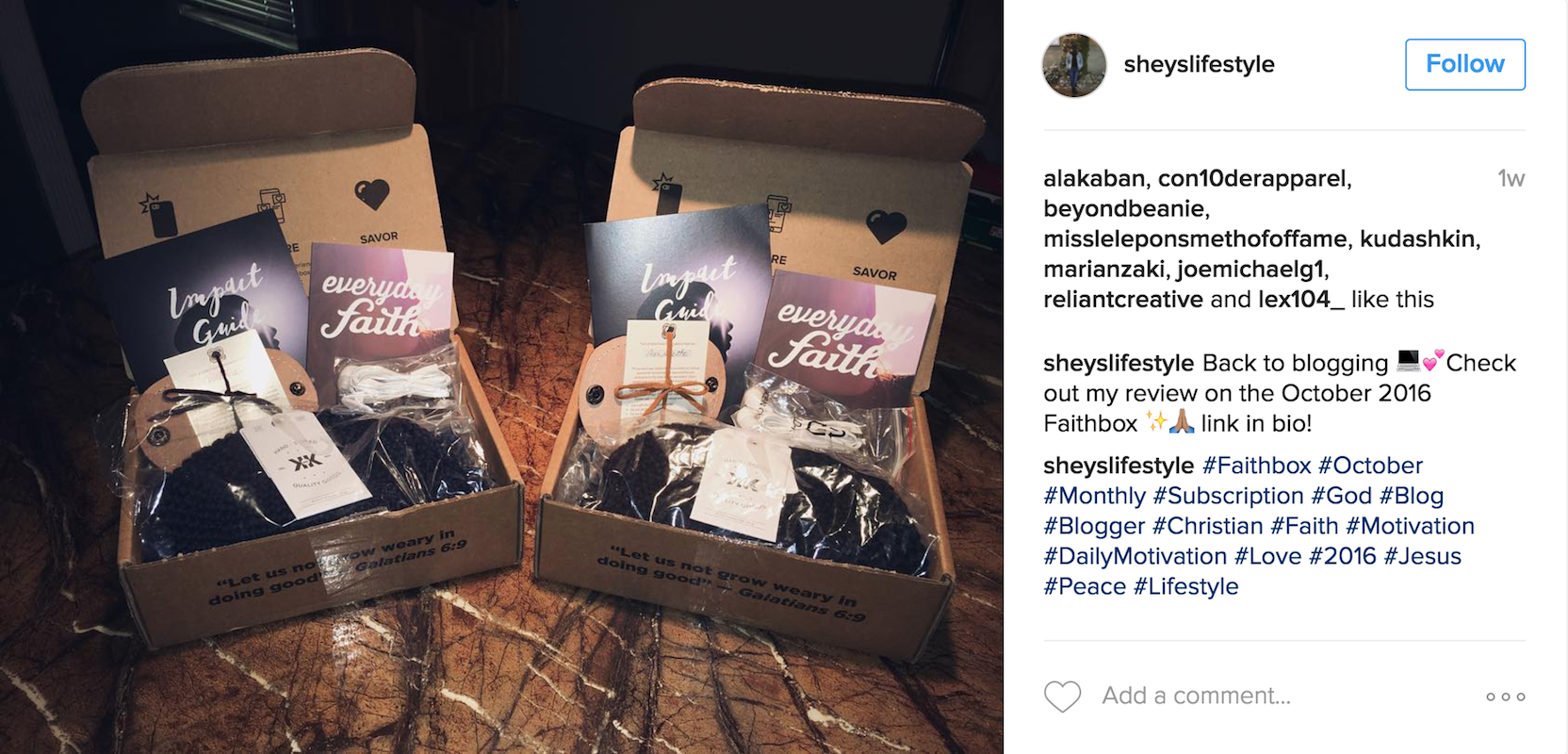 Faithbox Faithbox A Monthly Christian Subscription Box
