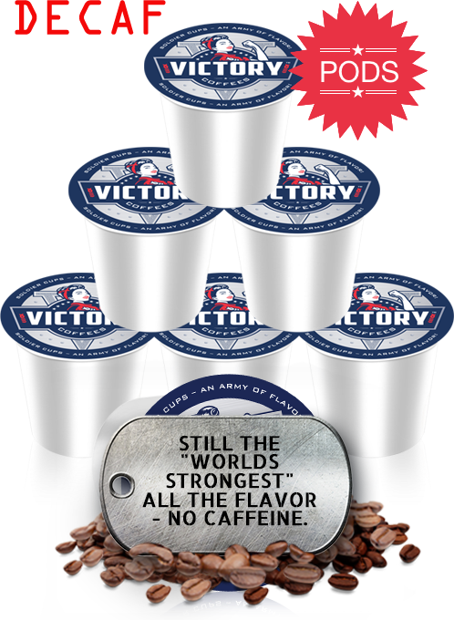 Victory Coffees - Decaf Soldier Cups