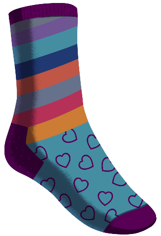 This snazzy sock could be yours