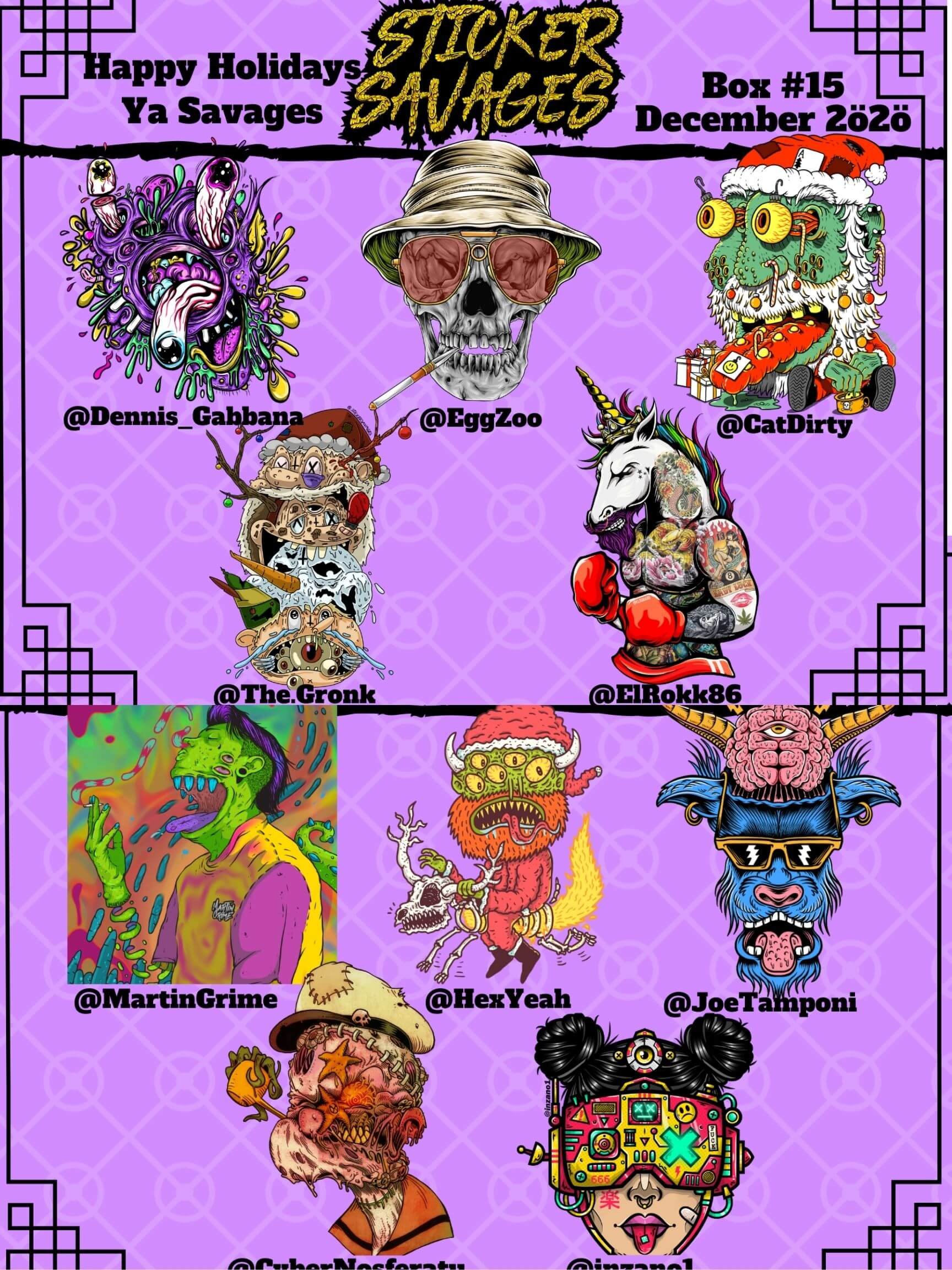 Previous Sticker Boxes | Sticker Savages