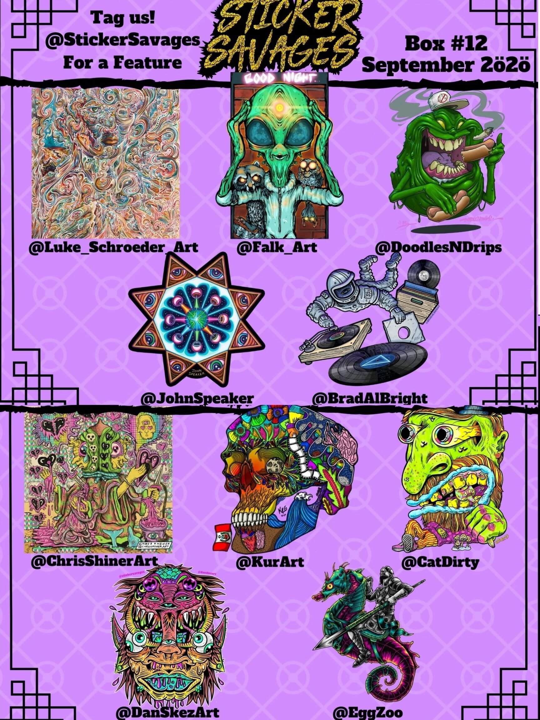 Previous Sticker Boxes | Sticker Savages