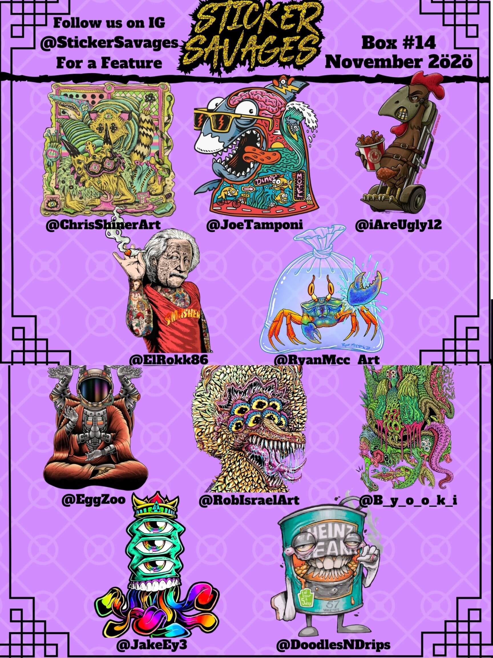Previous Sticker Boxes | Sticker Savages
