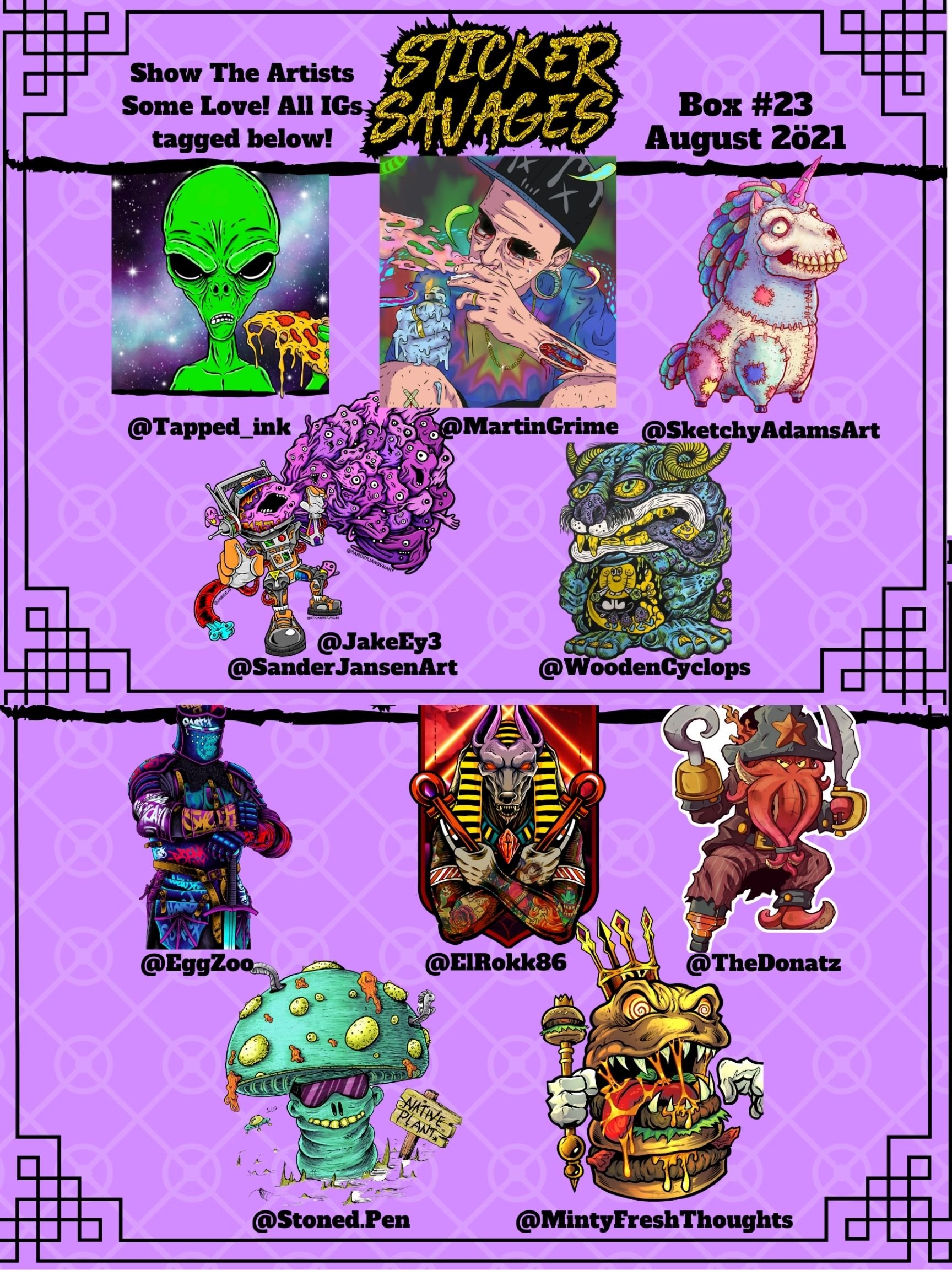 Previous Sticker Boxes | Sticker Savages