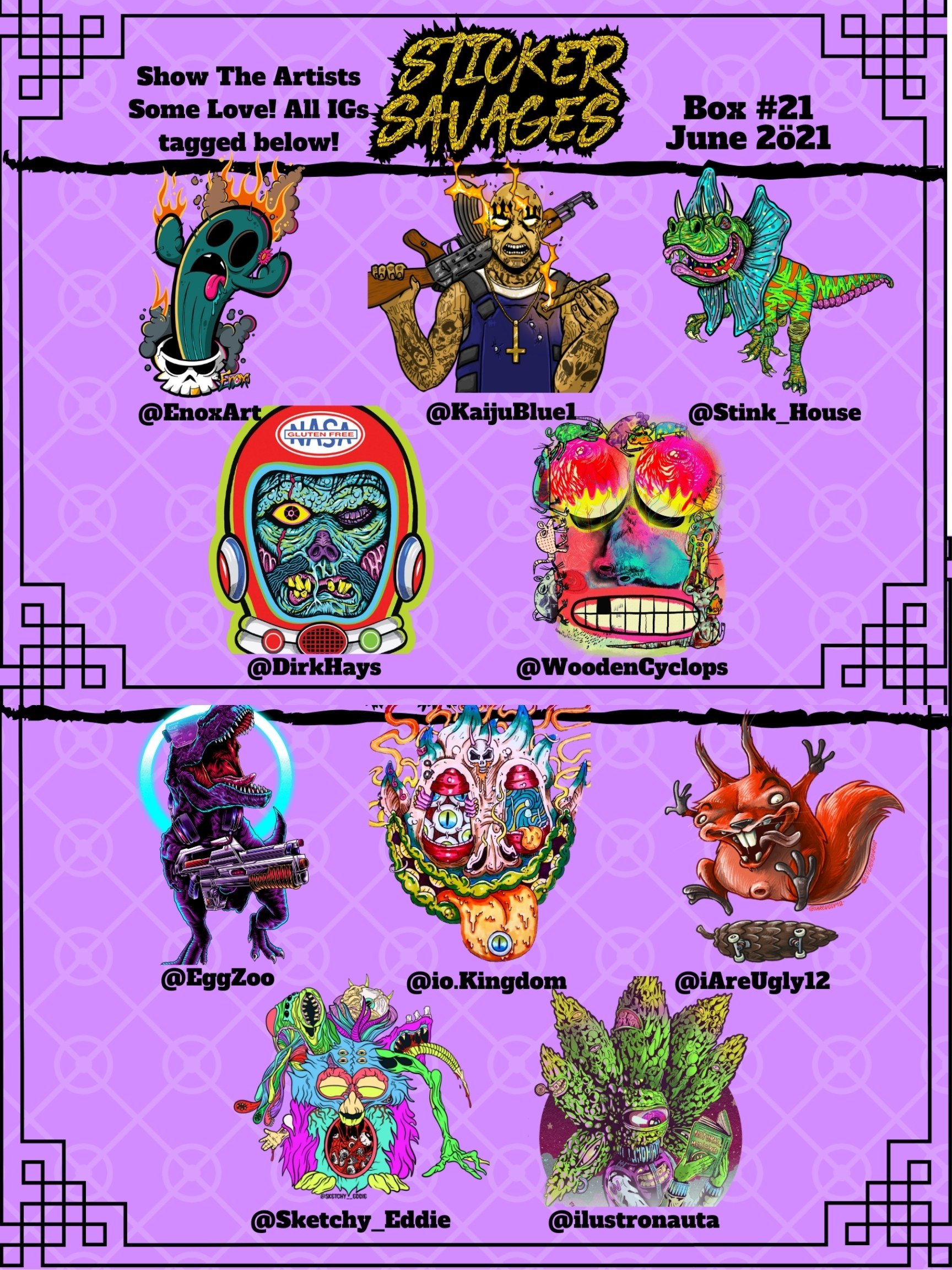 Previous Sticker Boxes | Sticker Savages