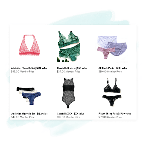 Luxury Underwear Subscription For Women Curated By